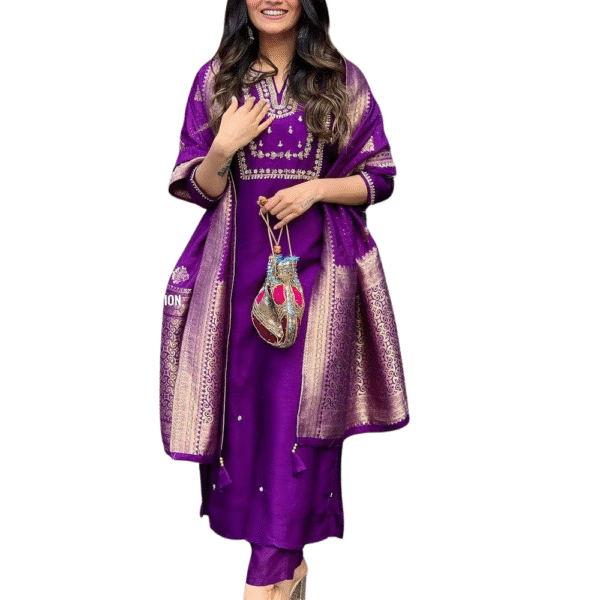 Comfort Meets Elegance ? Printex & Embroidered Cotton Dress (M)